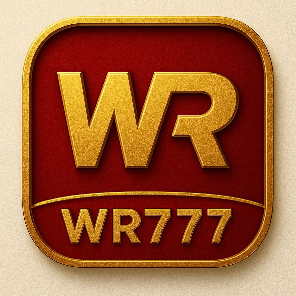 WR777 Official Logo for APK Download and Real Money Play